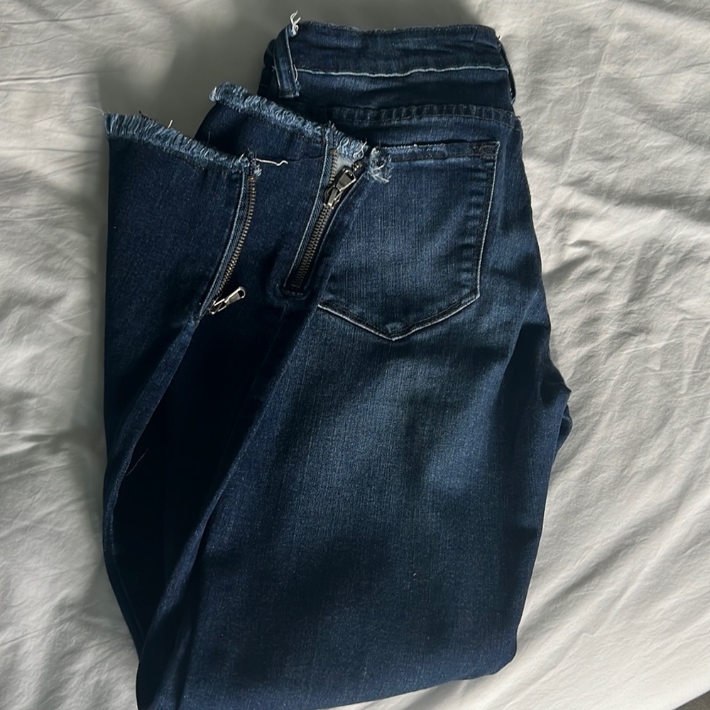 KanCan Dark Denim w/ankle zippers